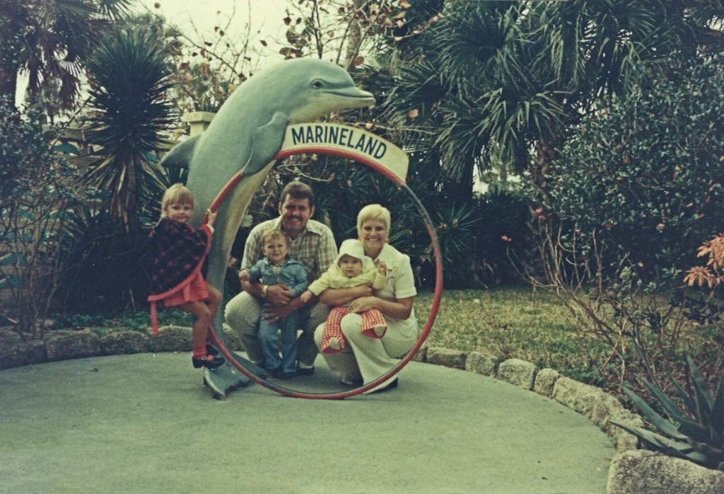 Dave Westlake and family at Marineland